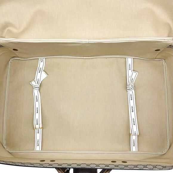 Gucci GG Supreme Suitcase with Web Detail - Picture 6 of 11
